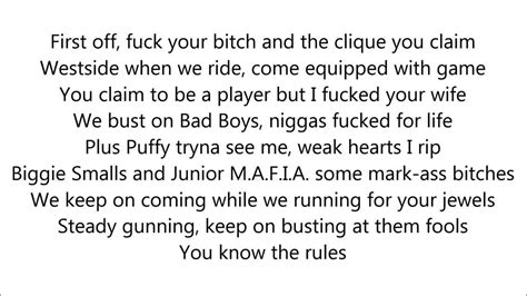 hit em up tupac lyrics.